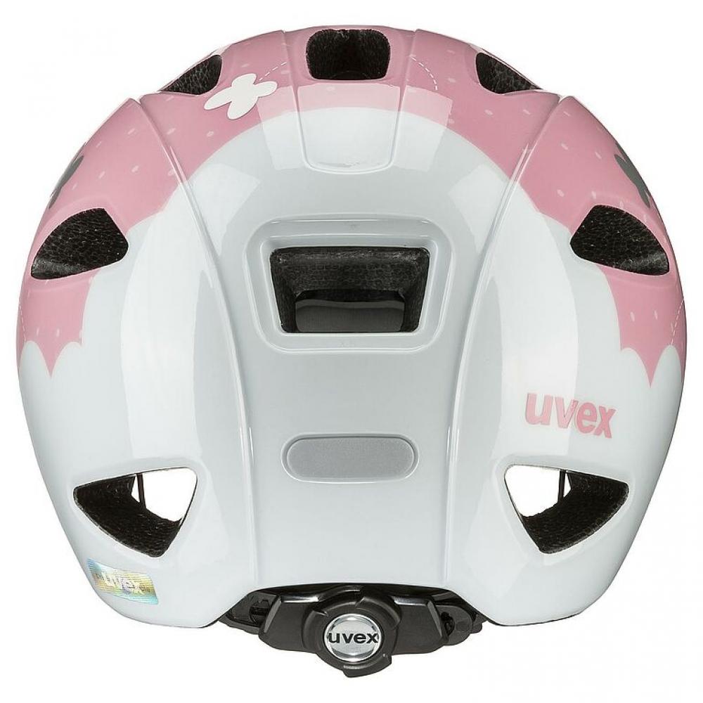 uvex oyo style - Kinder-Fahrradhelm (45-50 cm) - Inmould-Technologie - IAS-System - xTRA Shield - KID PROtect Pad - Belüftung - LED-kompatibel - butterfly pink