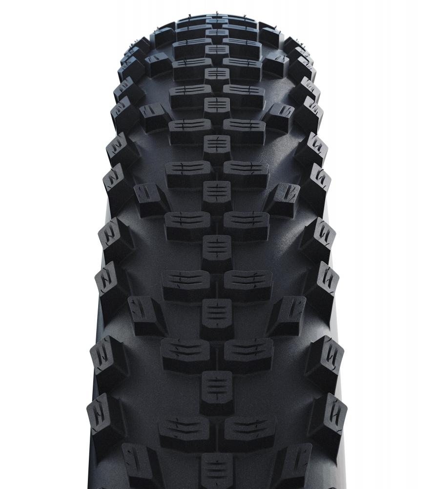 Schwalbe Smart Sam Cargo Performance 60-507 schwarzes Reifenprofil. Robuster Drahtreifen für On- & Offroad-Einsatz.
