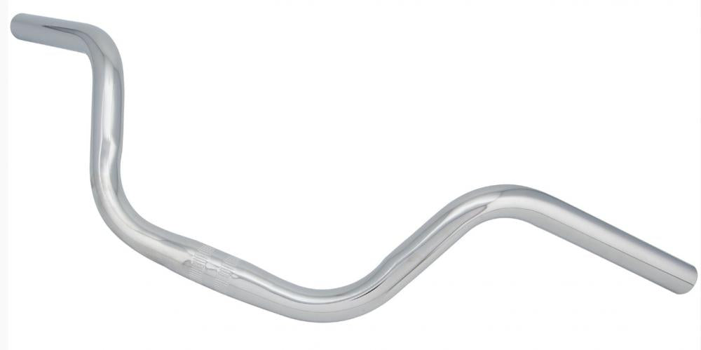 Ergotec Klapprad-Lenker Ø 25,4 mm 560 mm Höhe 135 mm silber