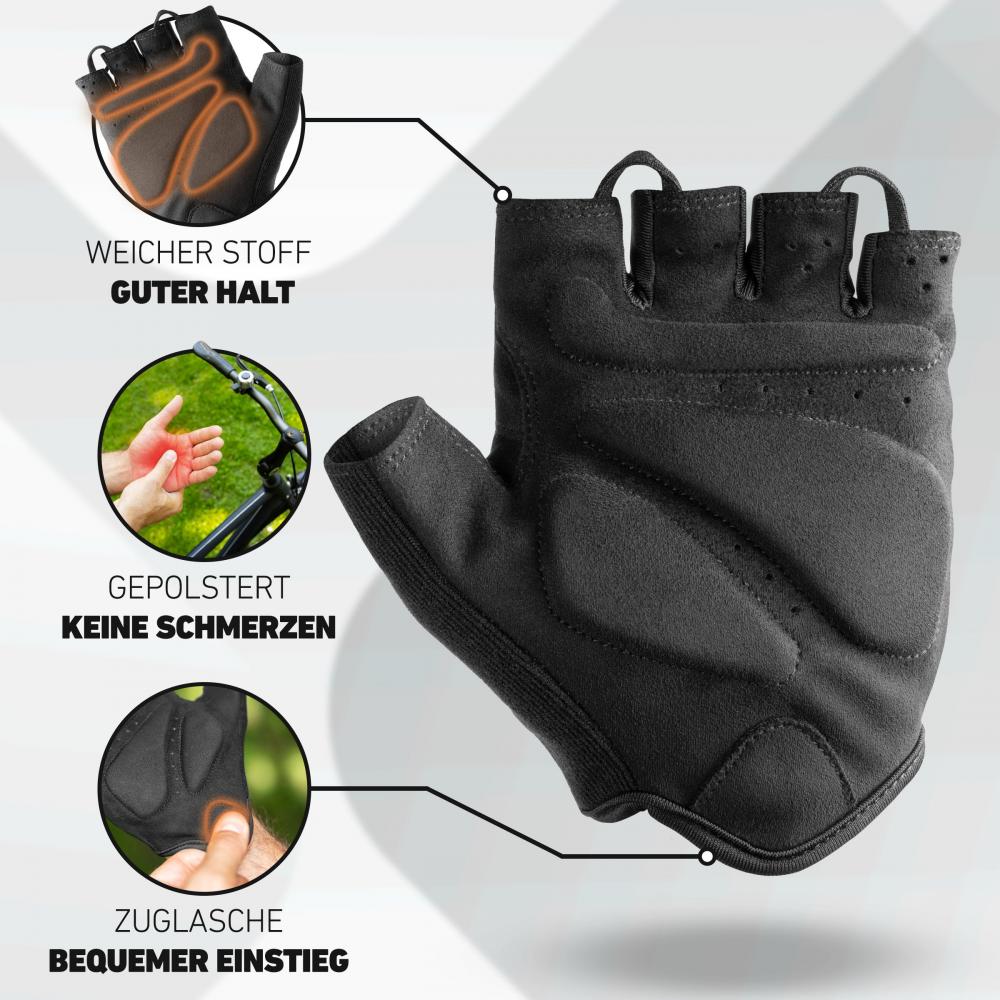 Valkental Handschuhe BikeRider Essential Gr. M Schwarz