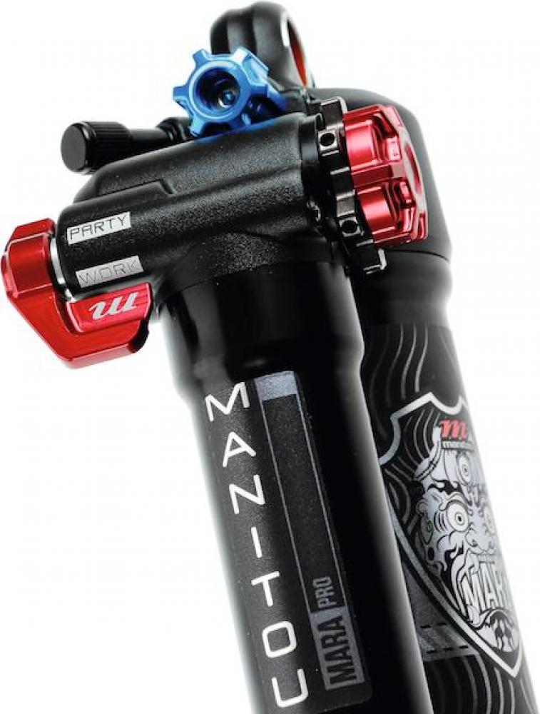 Manitou Federbein Mara Pro Eyelet Mount 250x70 mm Schwarz - präzise Dämpfung für Enduro & All-Mountain