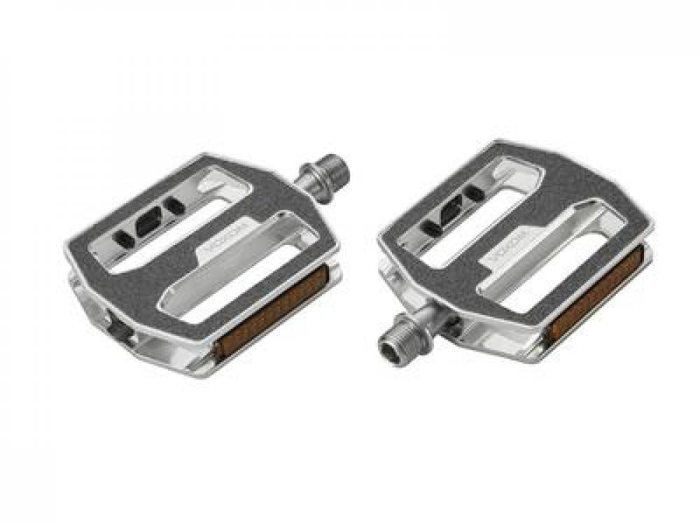 Voxom Pedal Touring Pe14 CNC silber Sandpapier Beschichtung Cr-Mo Achse gedichtete Industrielager