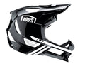 100% Trajecta helmet w/Fidlock L black/white - leichter Fullface-Helm mit Top-Belüftung