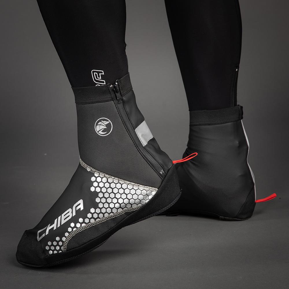 CHIBA MTB Überschuh - XXL, wasserdicht, winddicht, atmungsaktiv, schwarz