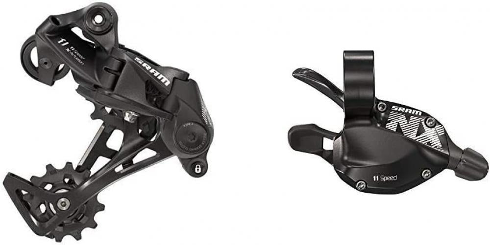 SRAM Schaltwerk NX langer Käfig Schalthebel schwarz + Trigger Schalthebel