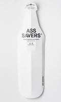 Ass Savers ASB-1 Big Spritzschutz hinten, weiß effektiver Schutz vor Spritzwasser, ideal für breite Reifen, einfache Montage ohne Werkzeug, leicht & flexibel