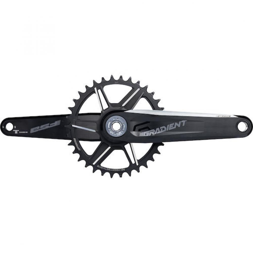 FSA Kurbelgarnitur Gradient Modular Direct Mount 175 mm Schwarz - maximale Performance für Enduro & Downhill