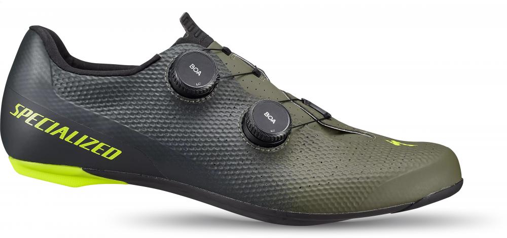 Specialized TORCH 3.0 RD Schuh 42 OAK GREEN/MOSS GREEN/LIMESTONE - effizienter Rennradschuh