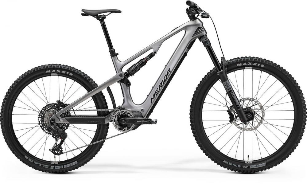 Merida eONE-SIXTY 6000 gunmetal grey(black) XS grau - leistungsstarkes E-MTB für anspruchsvolle Trails