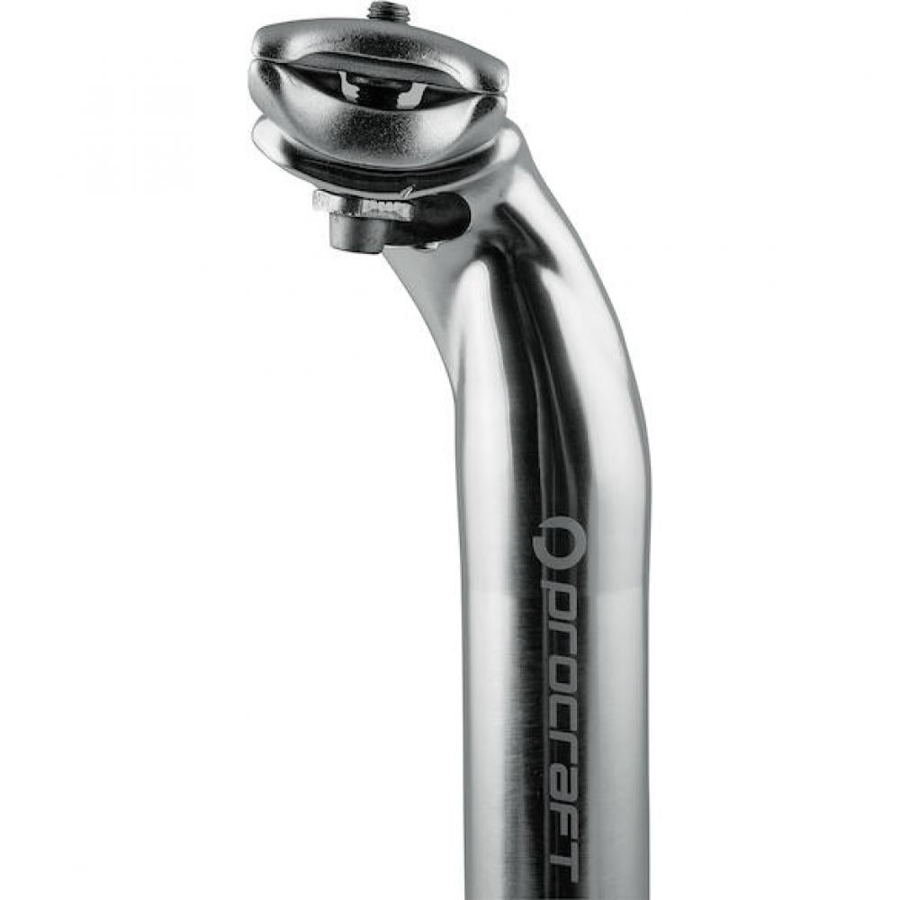 Procraft Classic 2-Bolt Sattelstütze 27,2 x 400 mm Silber