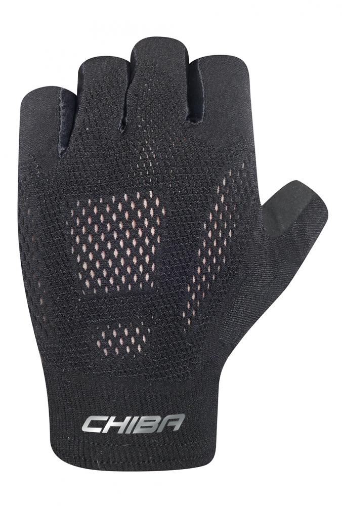 CHIBA Evolution - Fahrradhandschuhe schwarz XS, leicht & atmungsaktiv