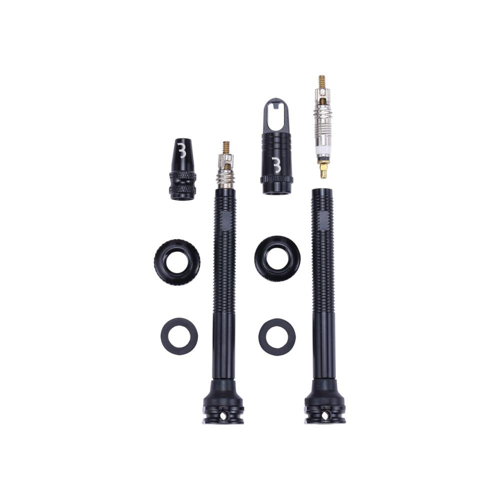BBB Cycling BBB Tubeless Ventile Al Valve 60 mm schwarz - zuverlässige Tubeless-Dichtung