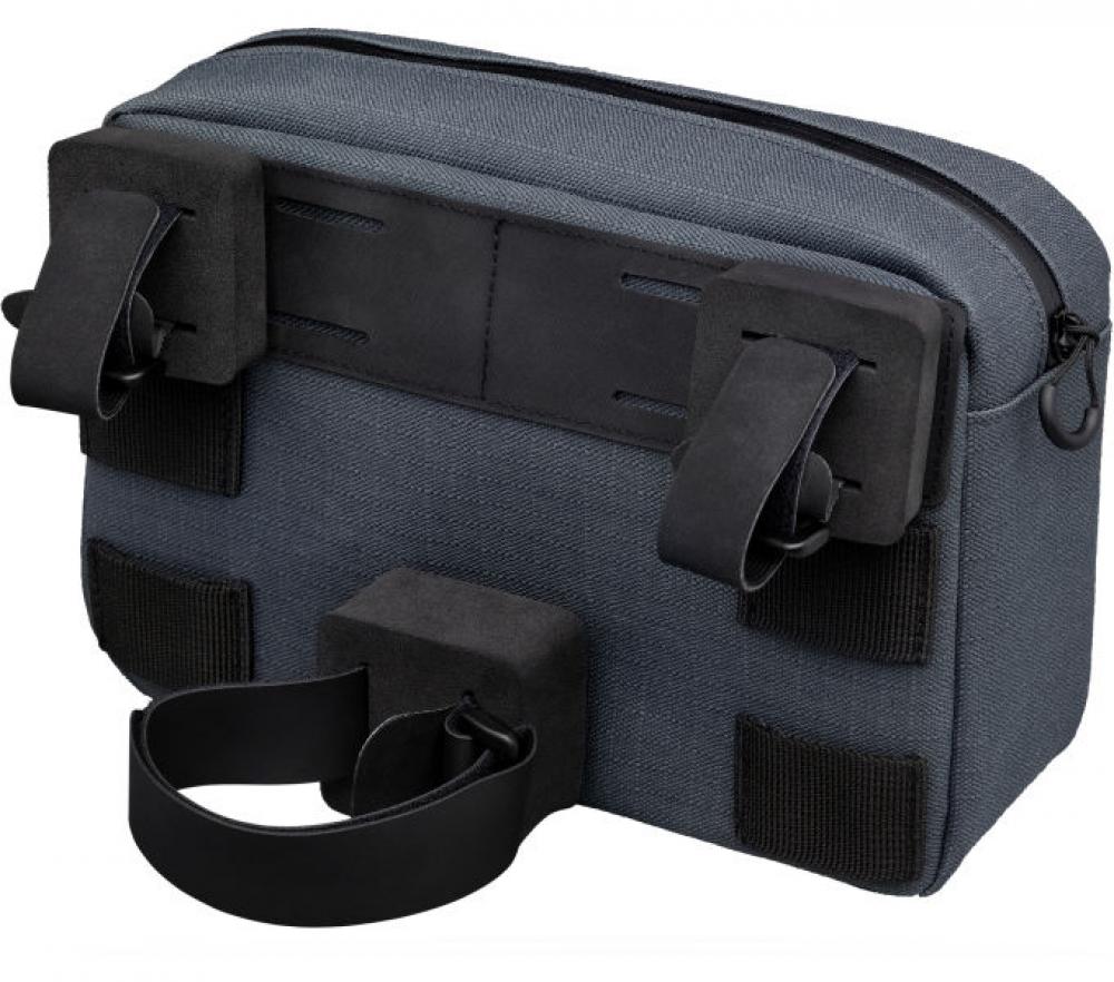Pro Lenkertasche klein Discover wasserfest grau Größe 7x23x16 cm 2,5 ltr.