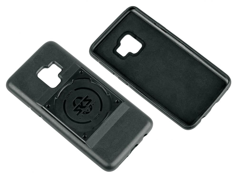 SKS COMPIT Cover für Samsung Galaxy S9 stoßdämpfende 2-Komponenten-Handyhülle mit spezieller Befestigungsvorrichtung für sichere Fahrradmontage