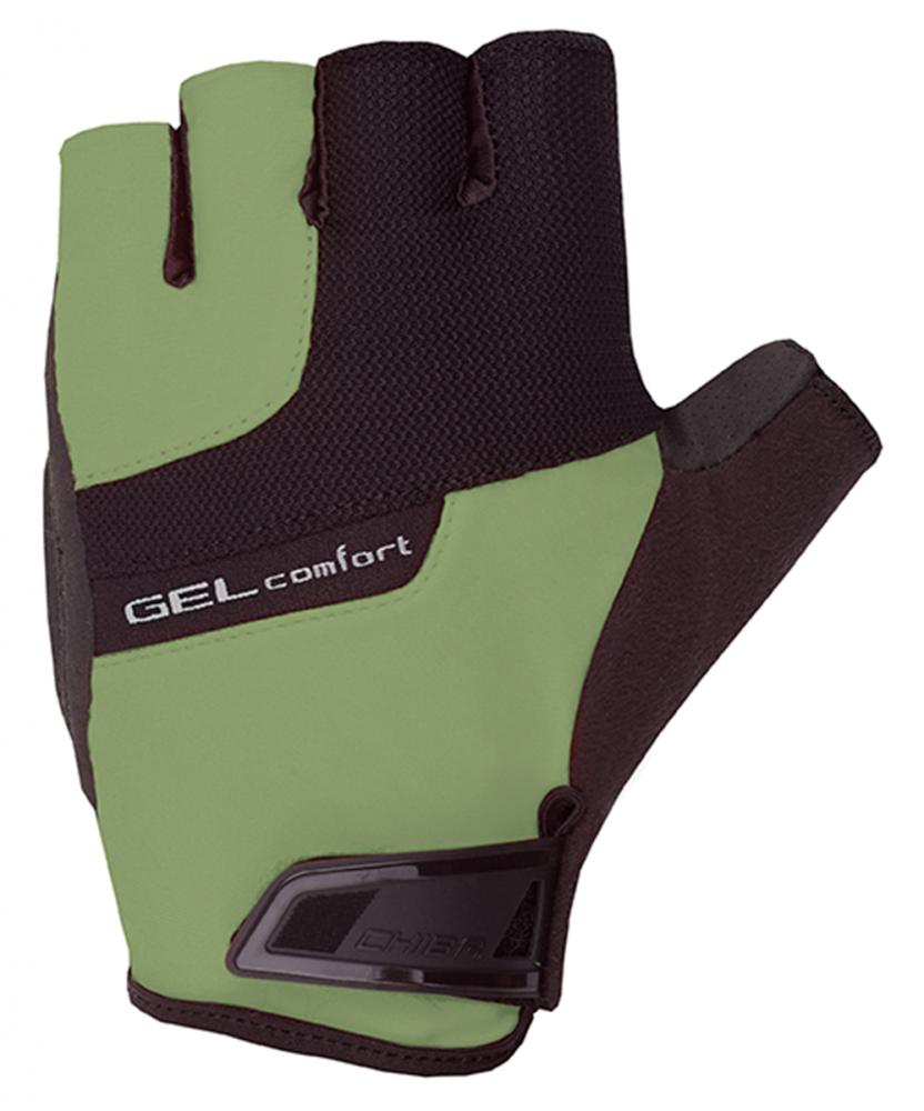 CHIBA Gel Comfort - Radhandschuhe olive 3XL mit Poron-Gel-Polsterung