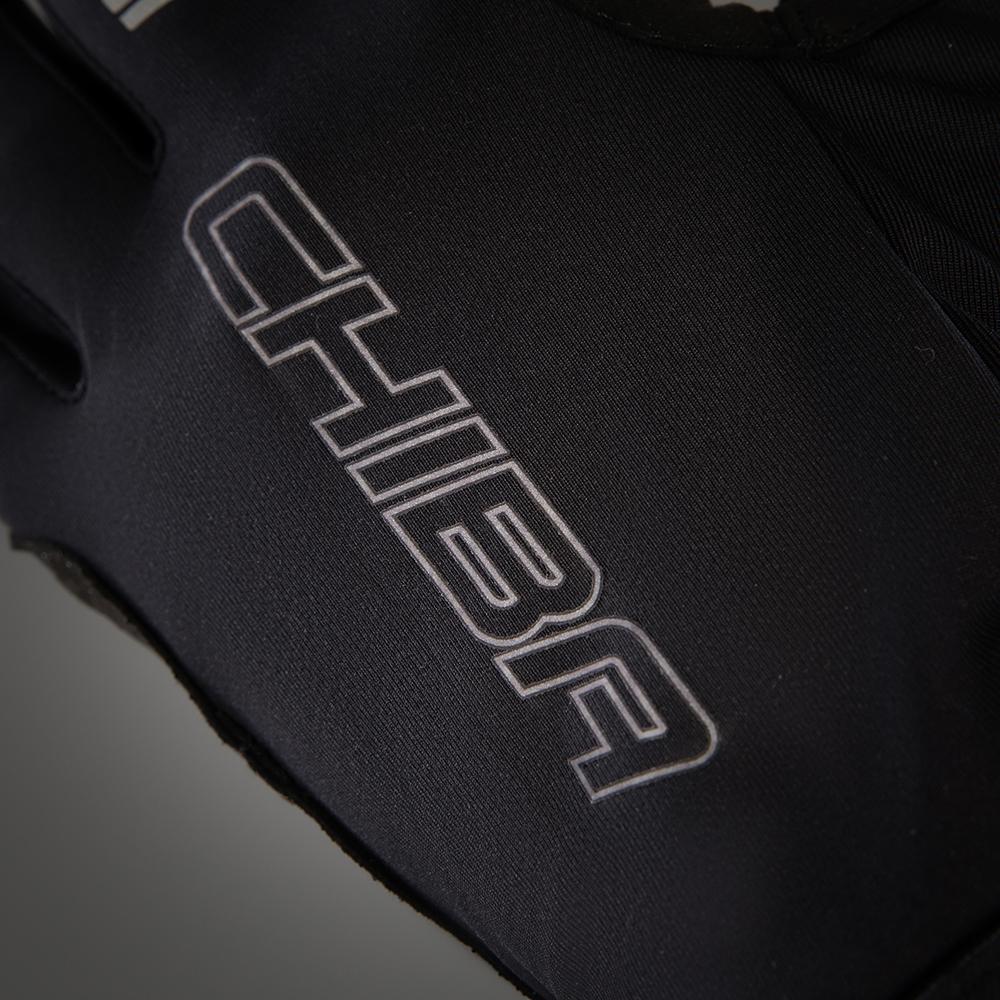 CHIBA Windstopper - Radhandschuhe schwarz, winddicht, atmungsaktiv, Touchfinger, Größe M