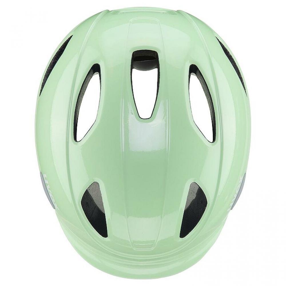 Uvex Oyo Kinder-Fahrradhelm mint-peach 50-54 cm Leicht, individuell anpassbar, erweiterbar mit LED-Licht, uvex xTRA Shield, Schläfen- und Hinterkopfschutz, optimale Belüftung