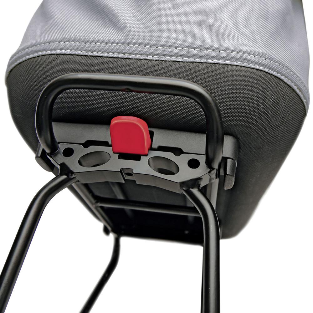 KLICKfix Fahrradkorb Alingo GT grau 24x41x29 cm