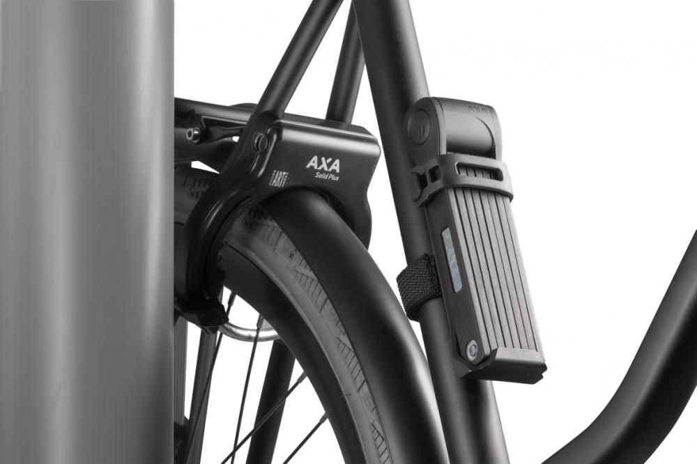 AXA Halterung Fold Lite 80 - Stabile Faltschloss-Halterung für sichere Montage am Fahrrad - Befestigungsadapter