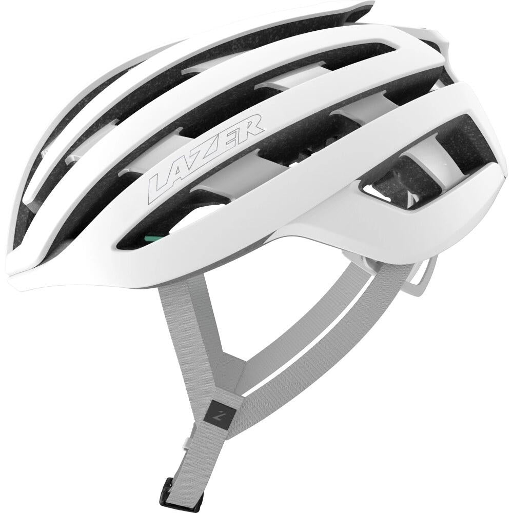 LAZER Z1 KinetiCore Rennradhelm - matte full white - leicht & hoch belüftet