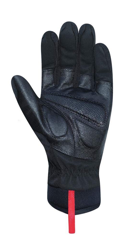 CHIBA Warm Winter - wasserdichte Winter-Radhandschuhe schwarz XL mit Gelpolsterung
