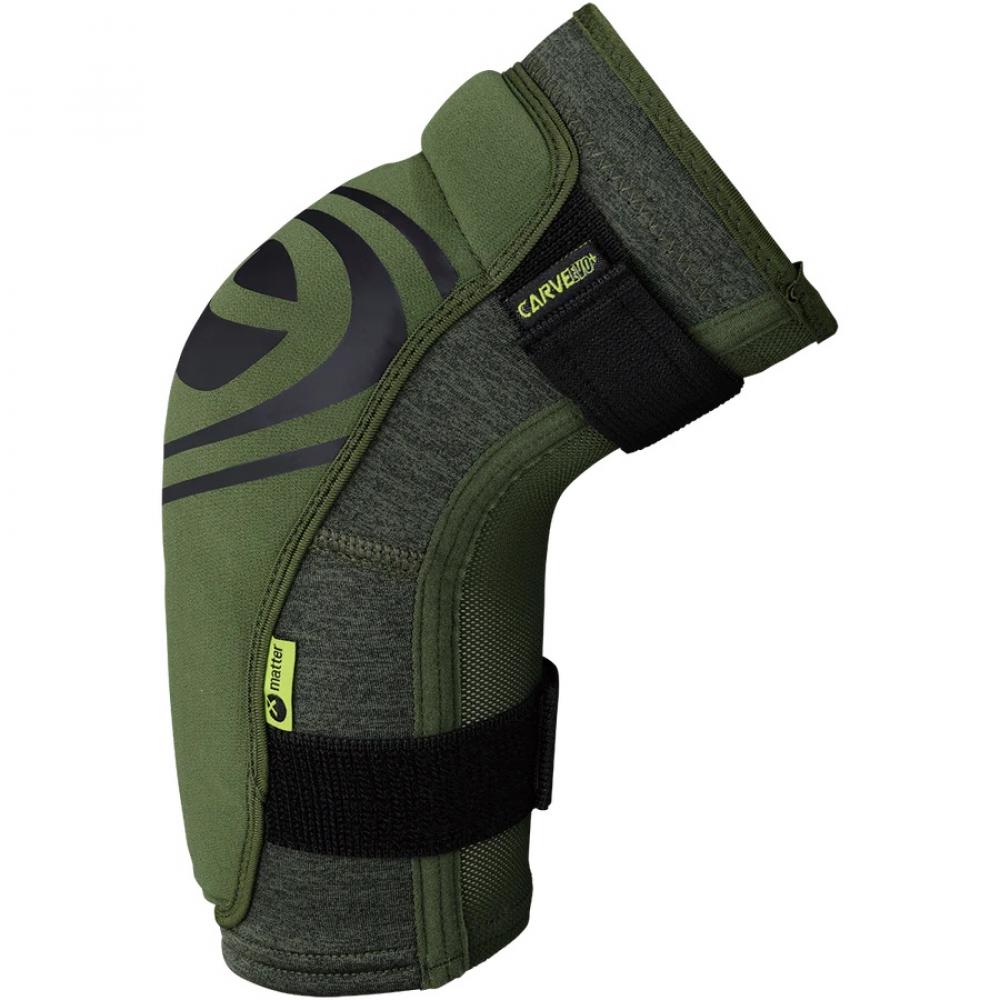 IXS Sports Division iXS Carve EVO+ elbow guard KM olive - leichter Ellbogenprotektor mit hohem Schutz
