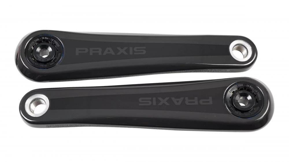Praxis Works Carbon Kurbel Turbo SL 1.1 Road 172.5mm - Leichte Rennrad Kurbel mit Carbon Armen - Kurbelgarnitur