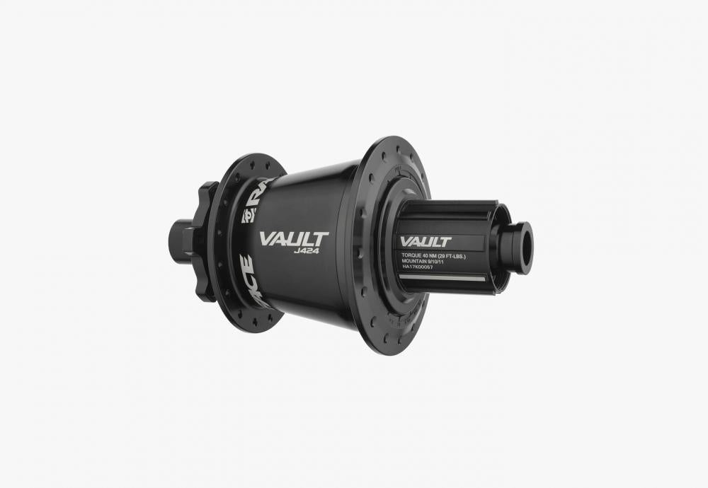 Hochleistungs Race Face Vault Hinterradnabe, schwarz, 32L, 148x12mm, Shimano HG.