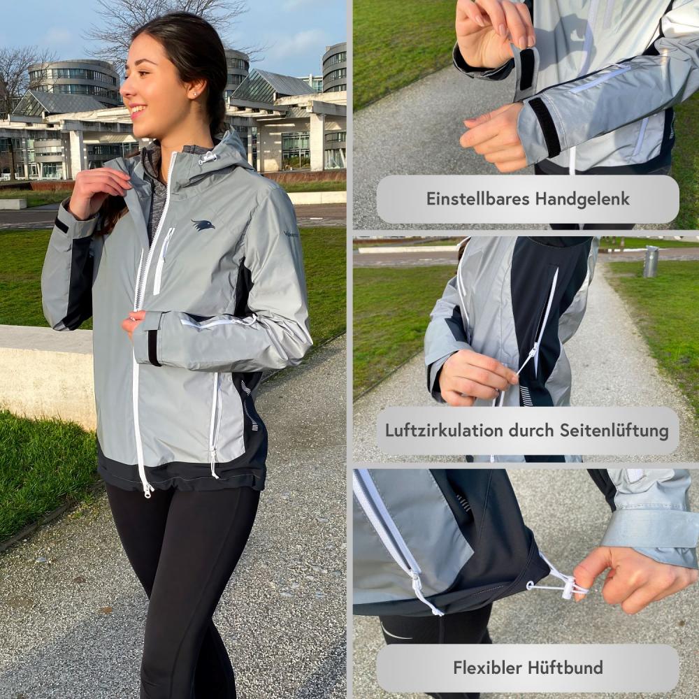Valkental Damenjacke Softshell 3XL grau