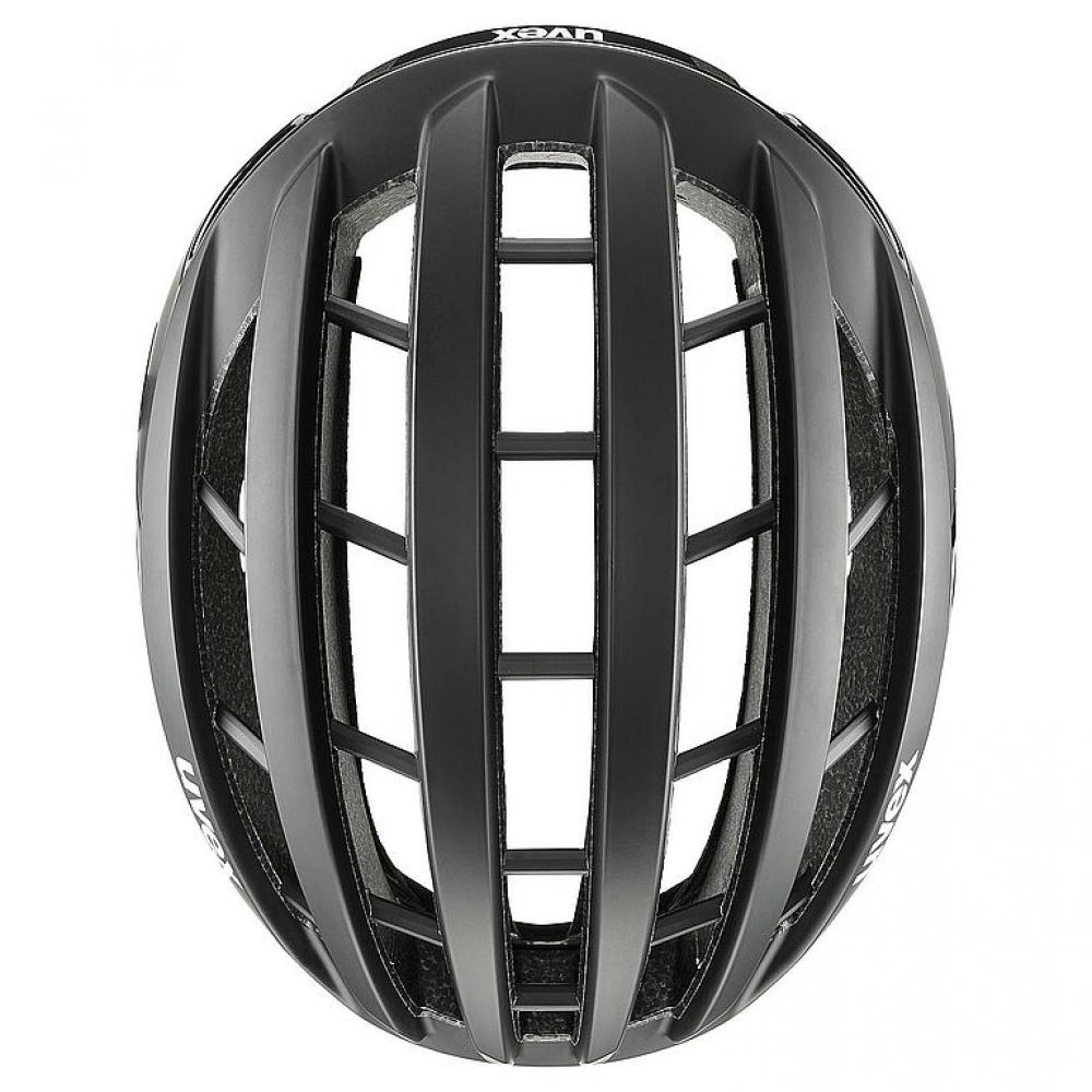 Uvex Surge Rennradhelm black matt 53-56 cm leichter Inmould-Helm ohne Aero Cover, mit MIPS, 16 Ventilationsöffnungen, höhenverstellbar
