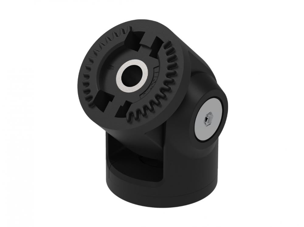 Quad Lock Knuckle Adaptor, Gelenkadapter für Motorradhalterungen, schwarz, kompatibel mit Quad Lock 360, 34,8 mm Höhe, 25 mm Breite