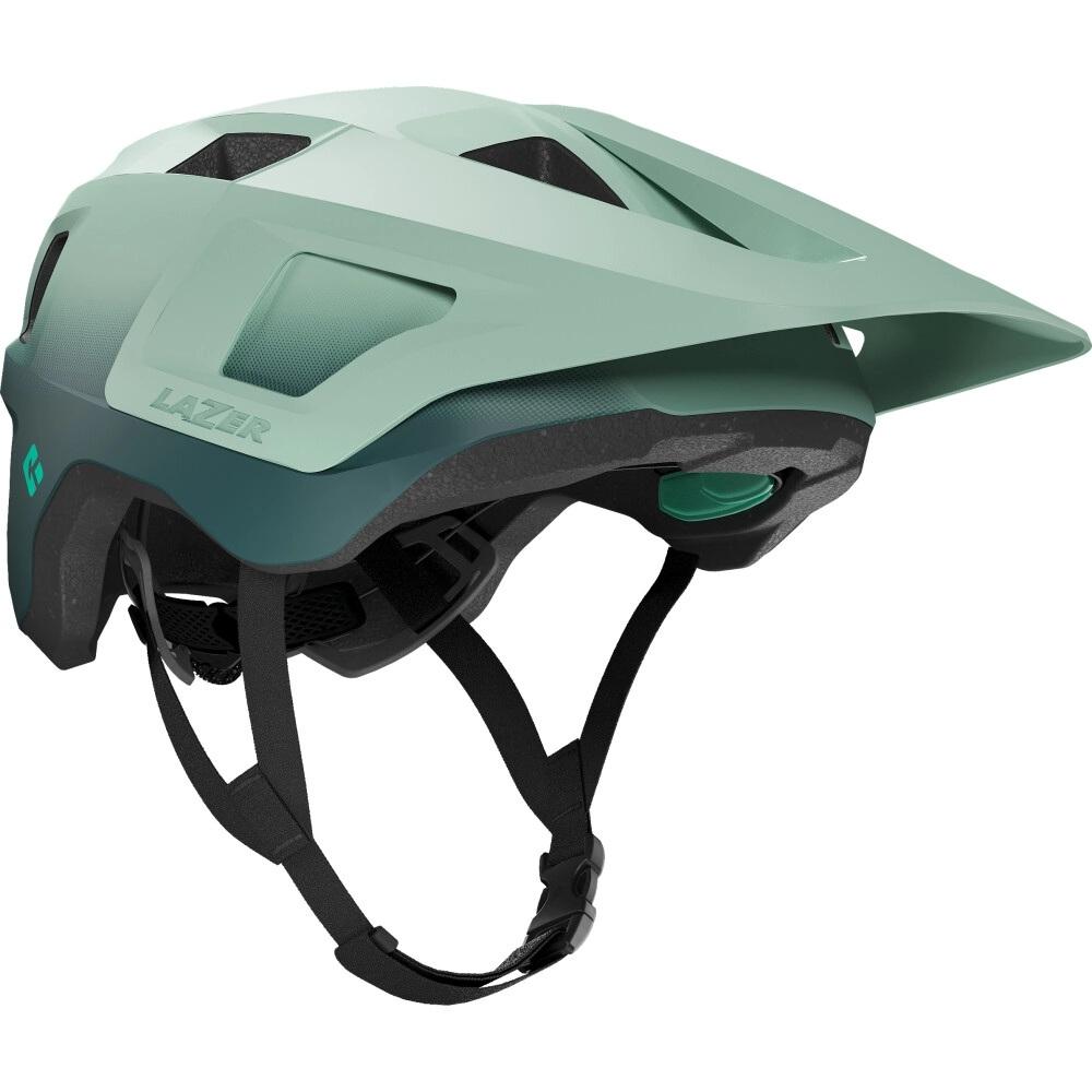 LAZER Helm Finch KinetiCore MTB Matte Mint Green 50-56 cm - sicherer MTB-Allrounder