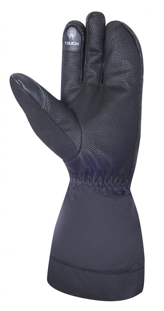 CHIBA Super Thermo - Lobster Winter-Radhandschuhe, winddicht, wasserdicht, Touchfunktion, XL, schwarz