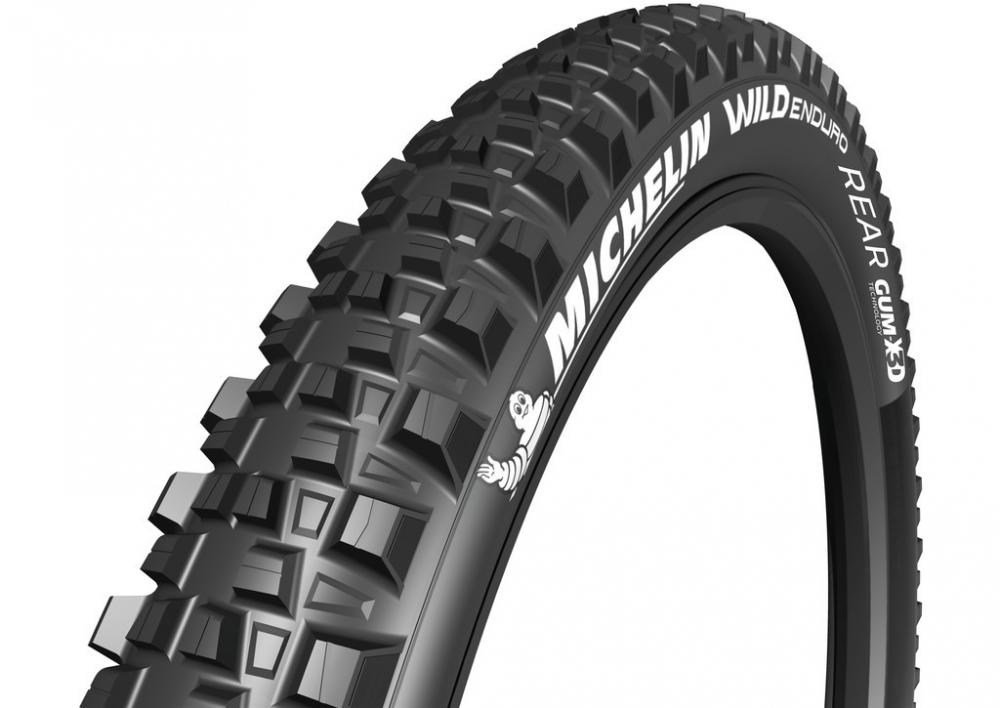 Michelin Wild Enduro rear 29x2.40 schwarz TLR faltbarer Reifen mit markantem Profil und Michelin Logo.