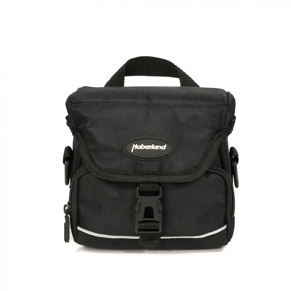 Haberland Lenkertasche 2l Mini schwarz - kompakte Lenkertasche mit KLICKfix für E-Bikes