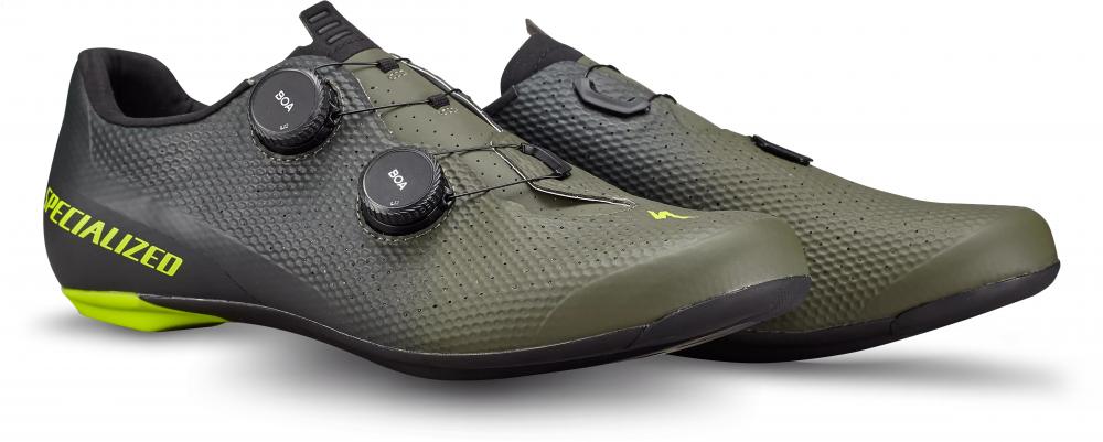 Specialized TORCH 3.0 RD Schuh 44 OAK GREEN/MOSS GREEN/LIMESTONE - leistungsstarker Rennradschuh