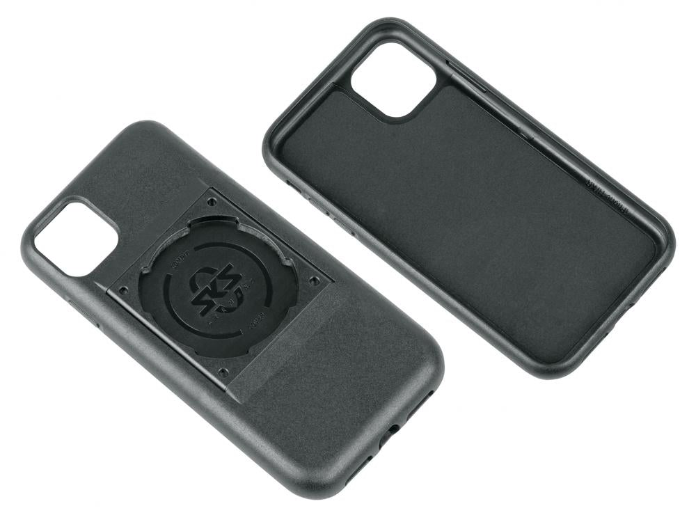 SKS COMPIT Cover für iPhone XR/11: Robuste 2-Komponenten-Hülle mit spezieller Befestigung für COMPIT-Systeme, stoßdämpfend, aus verschleißfestem Kunststoff, angenehme Haptik