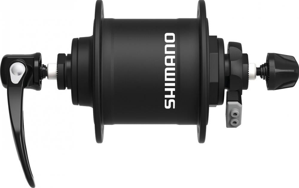 SHIMANO Nabendynamo ALIVIO DH-T4000-1N Felgenbremse Nabendynamo - 6 Volt 1,5 Watt schwarz 32 Loch