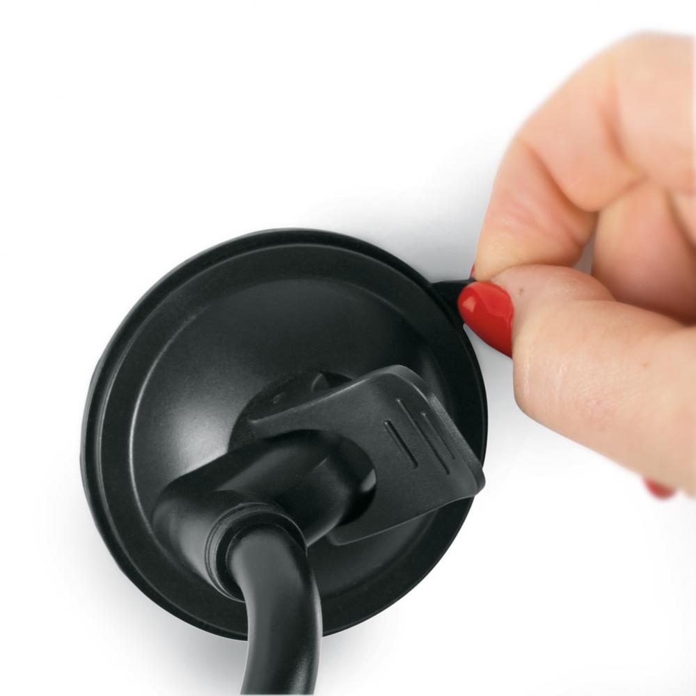 SKS COMPIT FLEXX Smartphone-Halterung flexible Handyhalterung mit Flexarm und Saugnapf für alle glatten Oberflächen, ideal für Auto, Küche und Arbeitsplatz