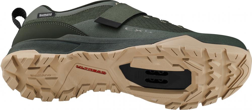 SHIMANO Fahrradschuhe EX500 Herren/Damen Touring SPD Größe 42 Grün