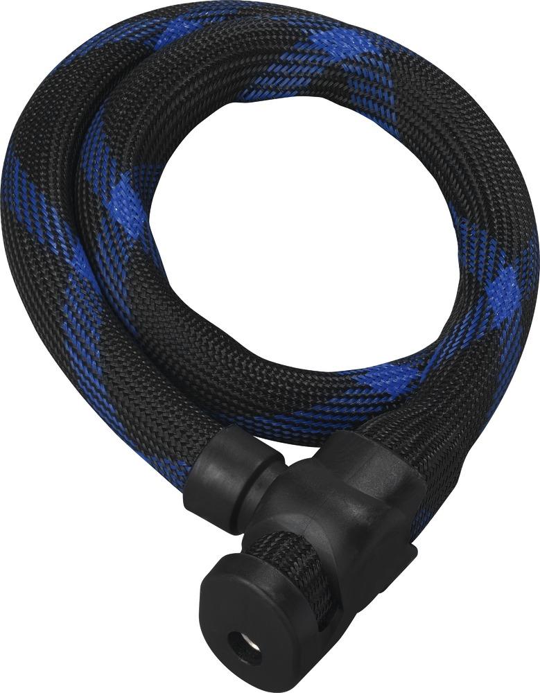 ABUS Ivera Steel-O-Flex 7200/110 Panzerkabelschloss, 22 mm Ø, 110 cm, Sicherheitslevel 7, 2 Schlüssel, schwarz/blau