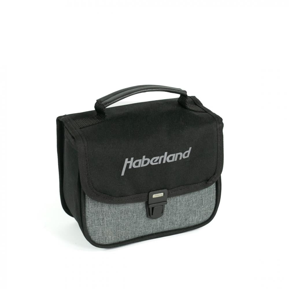 Haberland Lenkertasche 2l Einsteiger schw./silber - kompakte Fahrradtasche für Alltag und Tour