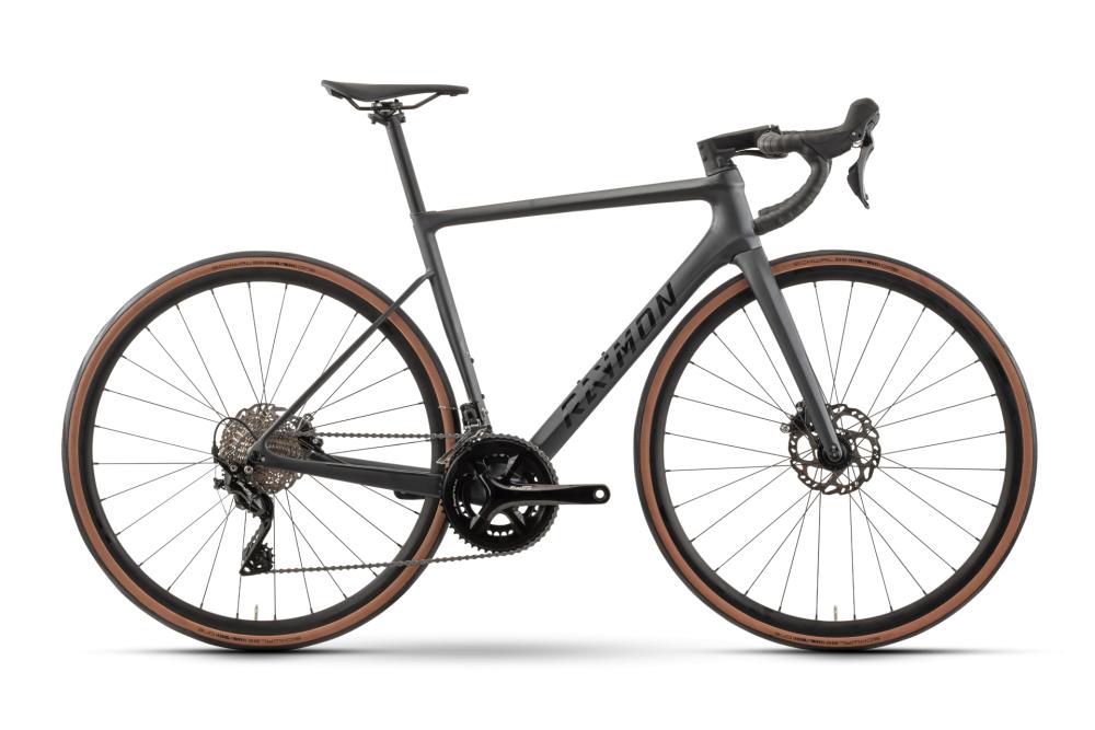 RAYMON Kirana Pure Carbon-Rennrad Größe 60 - Shimano Tiagra 2 x 11 - Hydraulische Scheibenbremsen - Anthracite