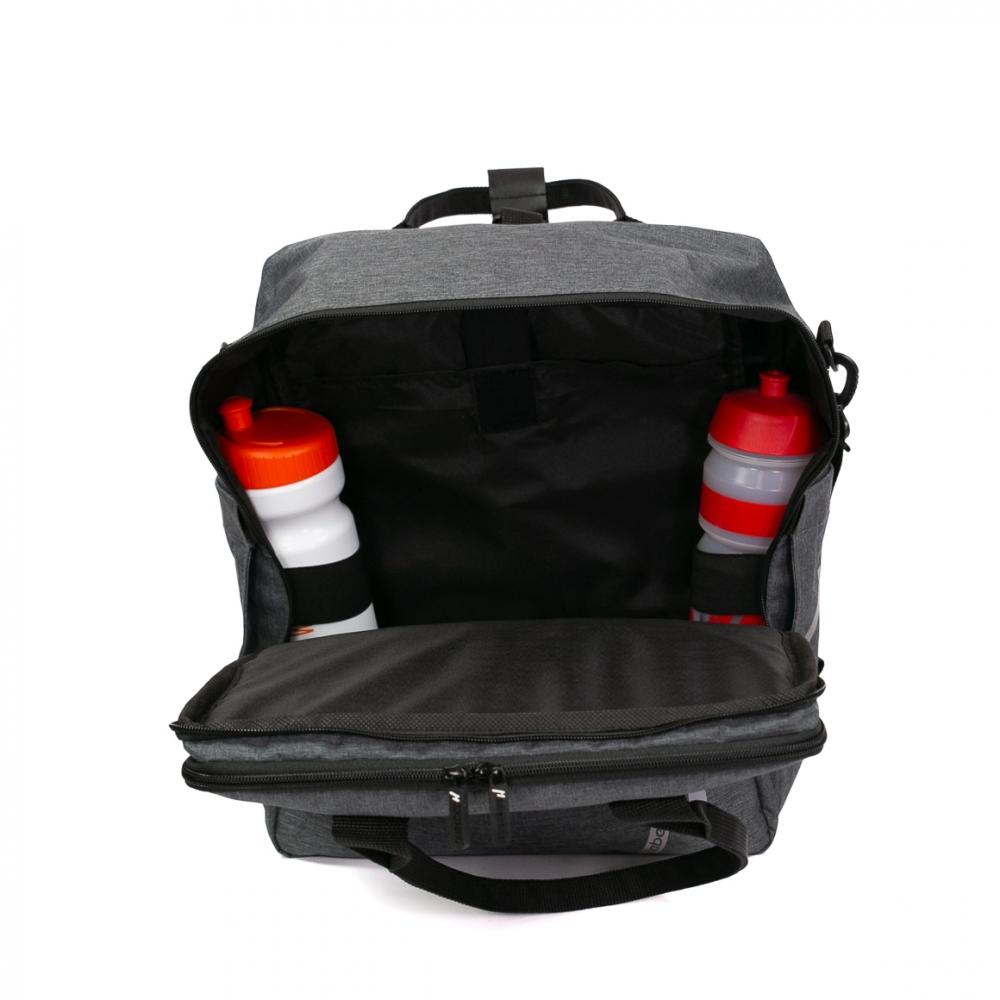 Haberland Frontträger-Rucksack More Than Work anthrazit - flexible Transportlösung für Frontgepäckträger