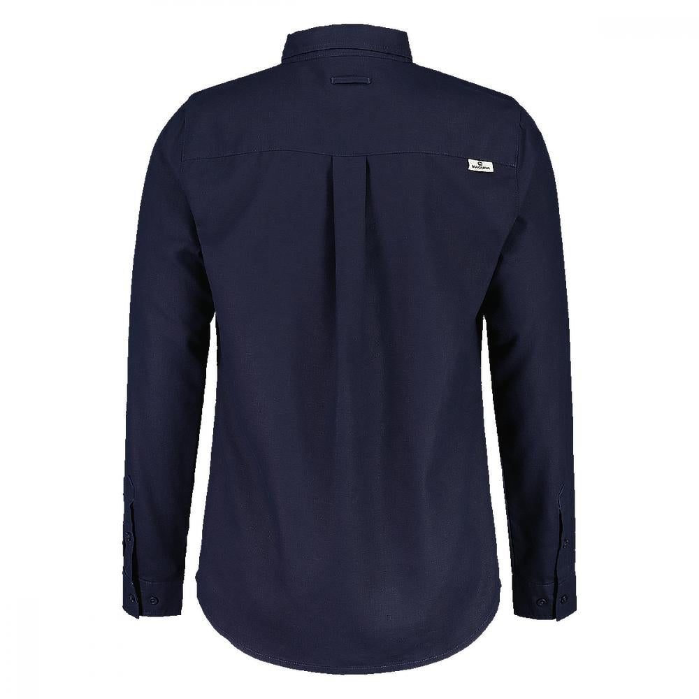 MAGURA Night Blue Shirt highfivemtns, M Blue - atmungsaktives Funktionshemd mit Hanf
