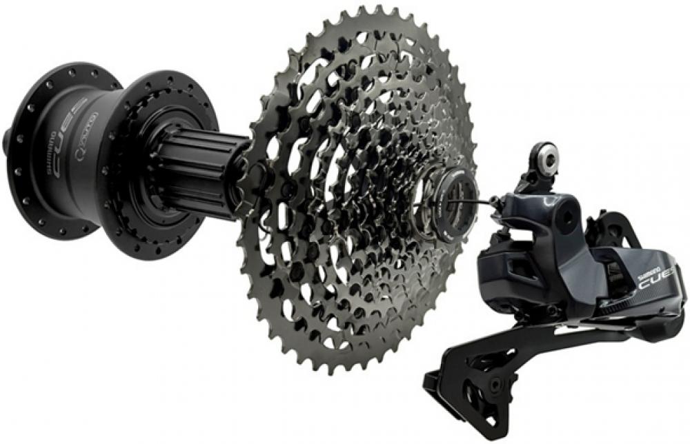 SHIMANO Hinterradnabe FH-U6060 Q-Auto dynamo - 6060, 12x142mm, 142mm