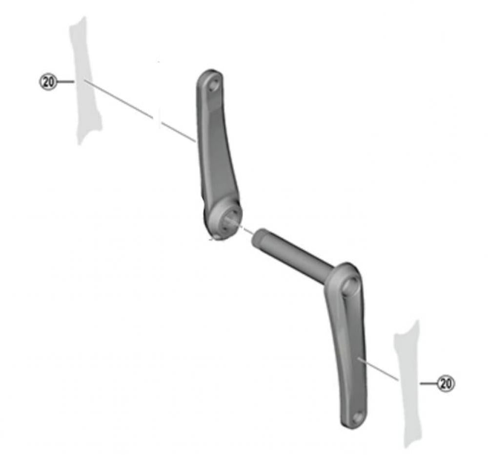 SHIMANO Schutzfolie FC-M8100 165/170mm Aufkleber - 170mm