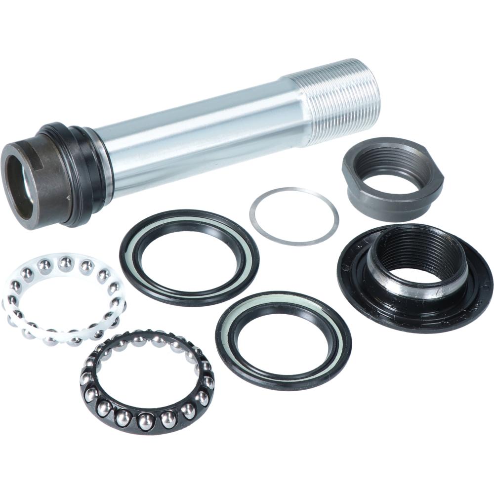 SHIMANO Hohlachse komplett HB-M618 - Ersatzachse für Vorderradnabe, ca. 77 g