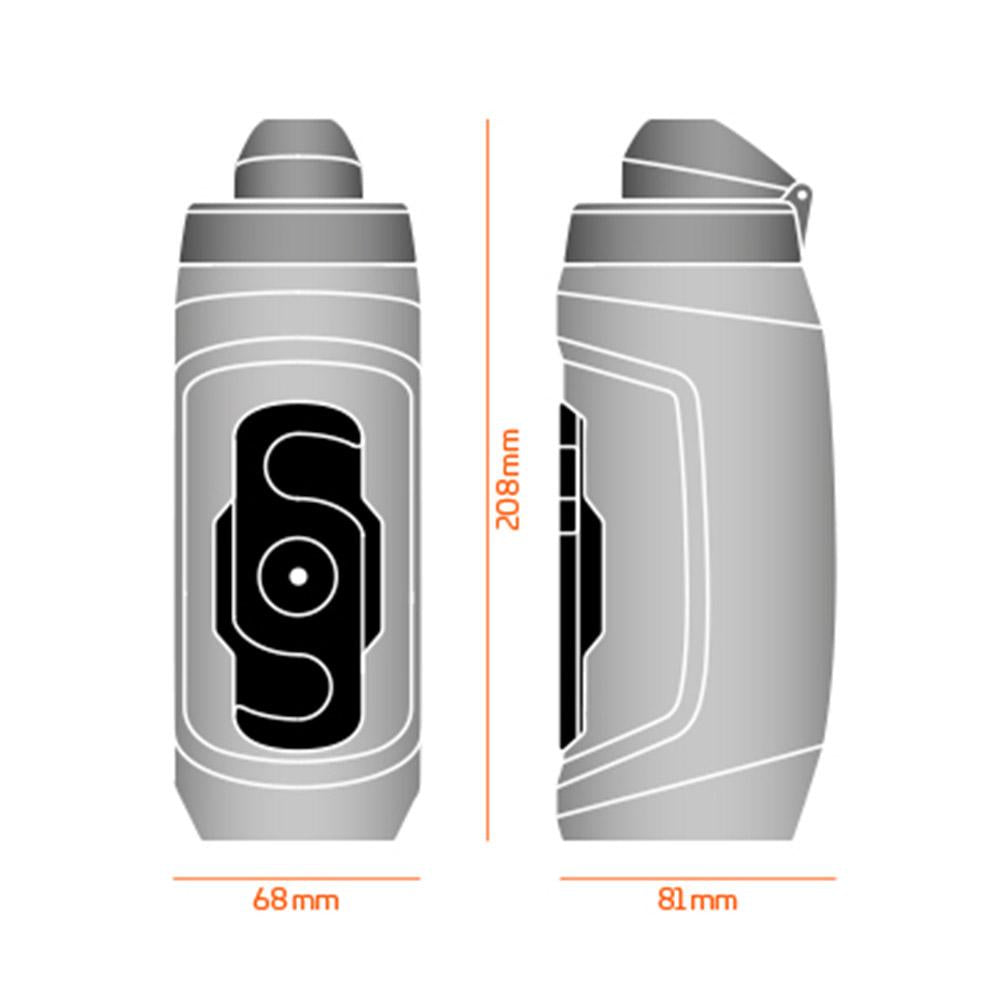 FIDLOCK TWIST Bottle 590 ml antibakterielle Ersatzflasche ohne Halterung ergonomisches Design, auslaufsicherer Membranverschluss, BPA-frei, spülmaschinengeeignet bis 50 °C