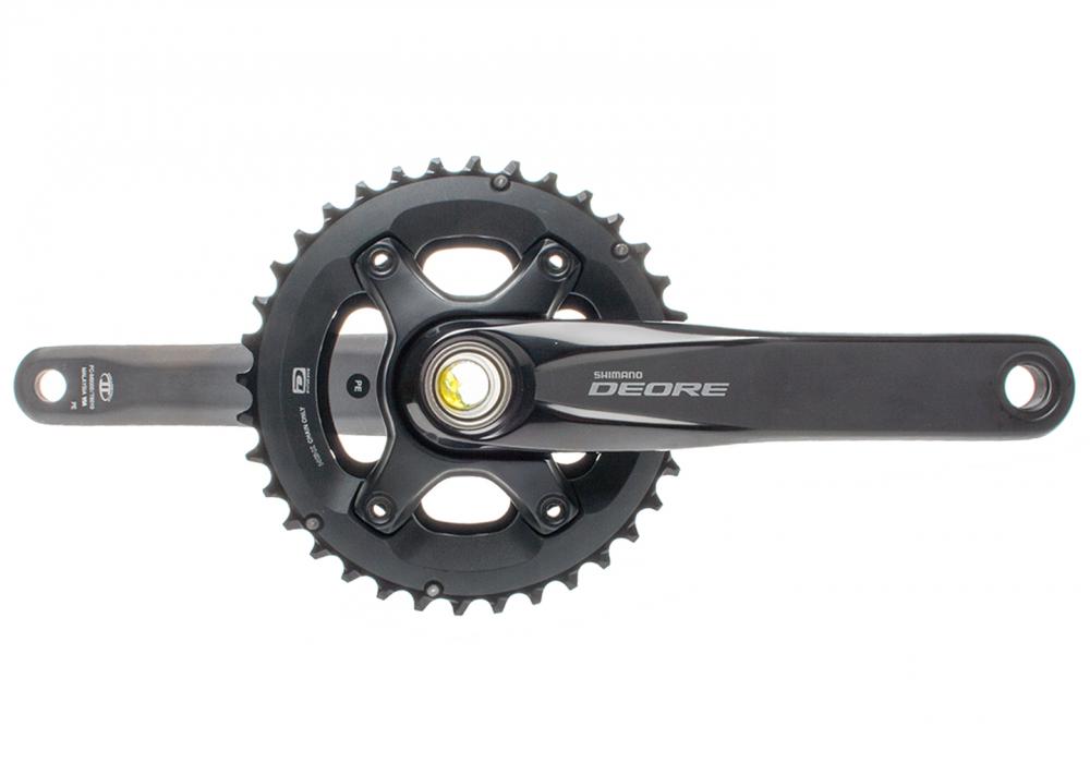 SHIMANO Kurbelgarnitur DEORE FC-M6000 Kurbelgarnitur - 10-fach, 175 mm, 38-28 Zähne, 28 Zähne